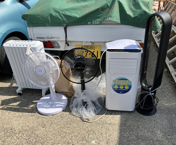 生活家電：壊れたスポットクーラーなどを無料で引き取りました。｜関東 