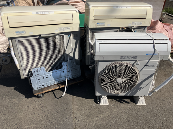 エアコン：伊勢崎市で古いエアコン3台を高価買取！製造5年以上経過し 