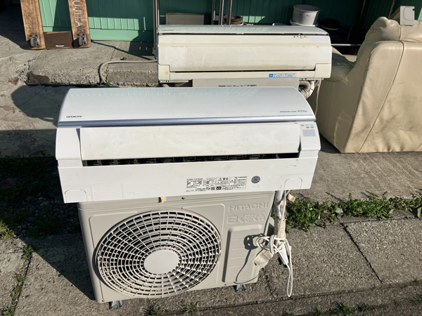 エアコン：壊れたエアコン2台を2,000円で買取！加須市本店ではエアコン 