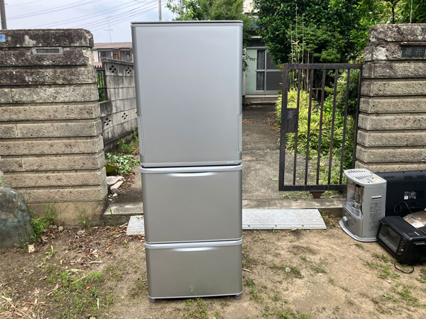 SHARP SJ-W352F−S （SHARP ノンフロン冷凍冷蔵庫 SJ-W352F-S 350L  