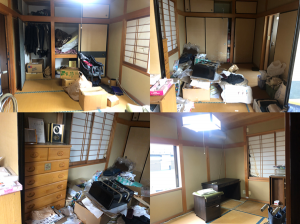 自宅解体に伴う不用品回収