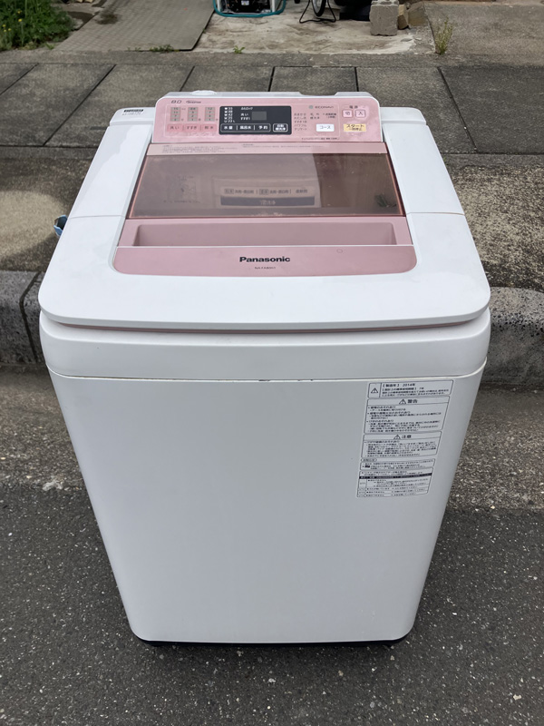 ★大幅値引き【送料込】パナソニック　Panasonic 洗濯機　8kg 入荷情報：大容量の8㎏！Panasonic大型洗濯機を入荷しました！｜関東